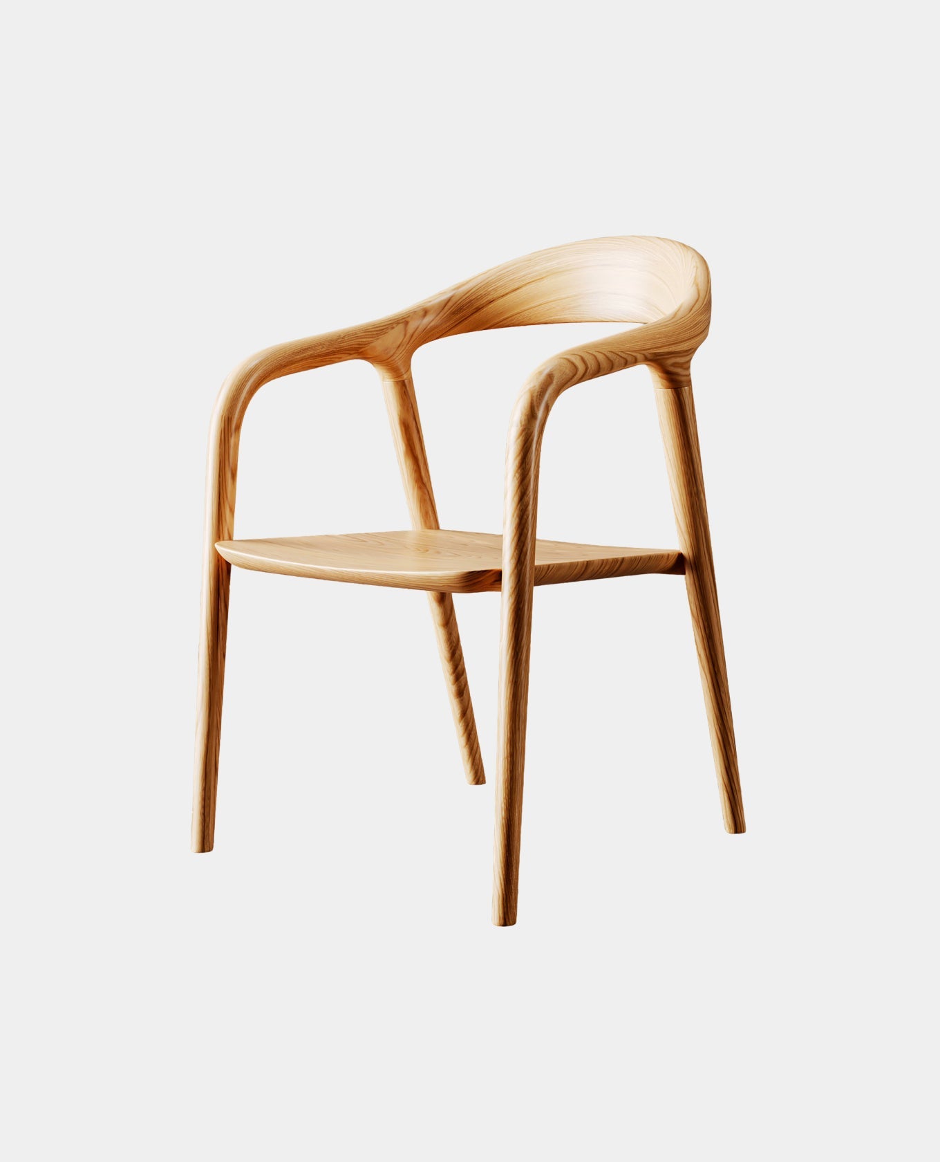 wooden victorian chair