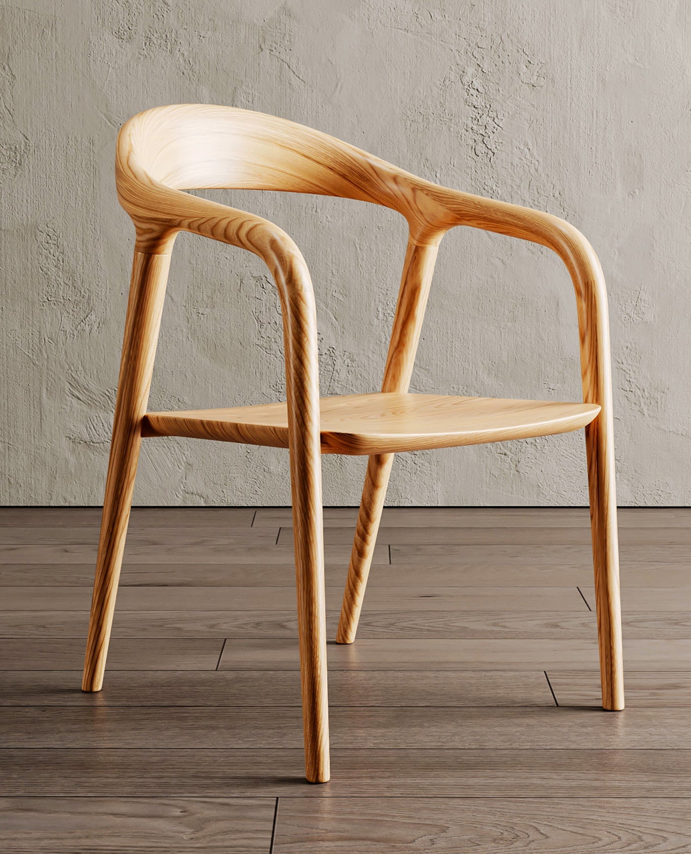 wooden victorian chair