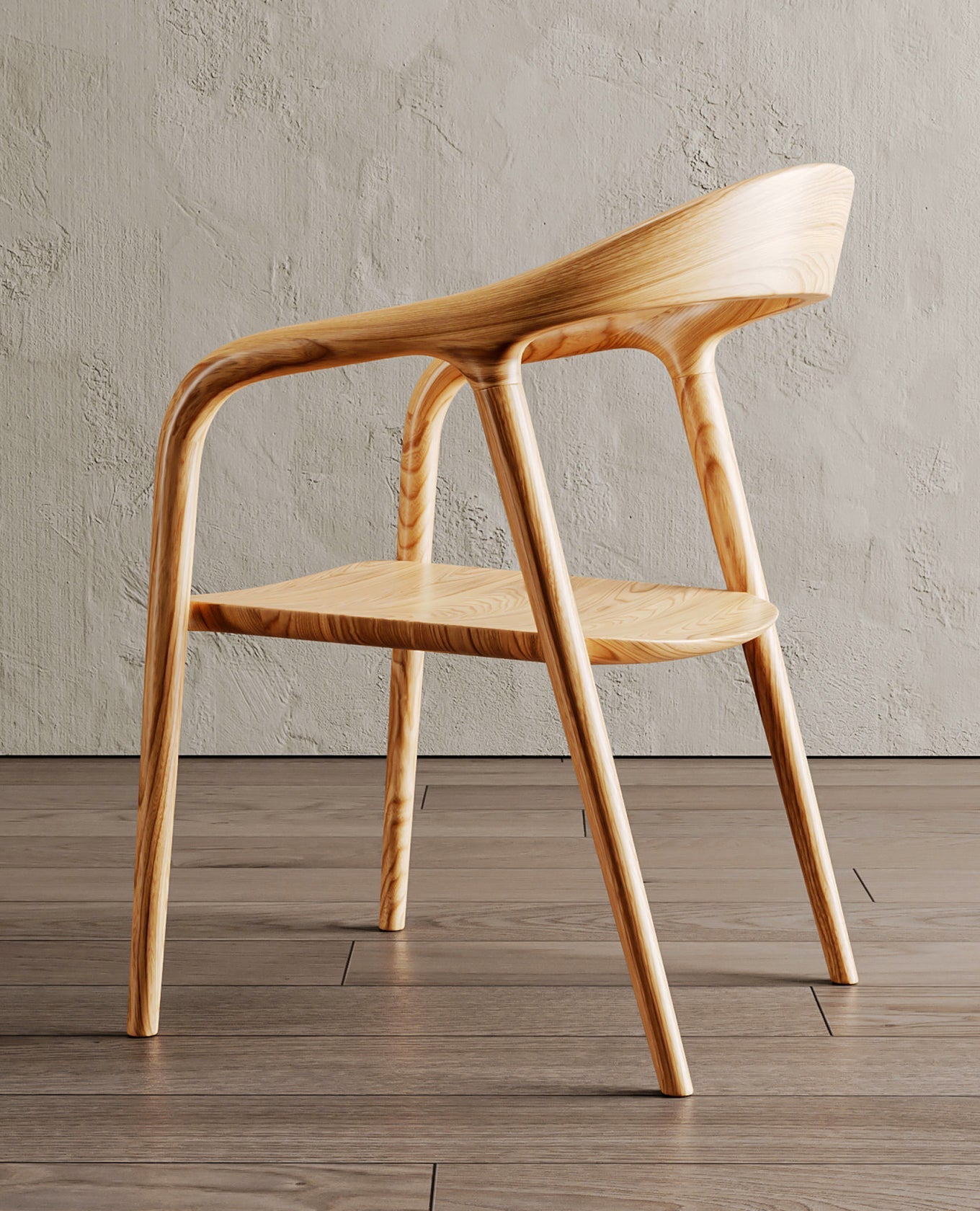 wooden victorian chair