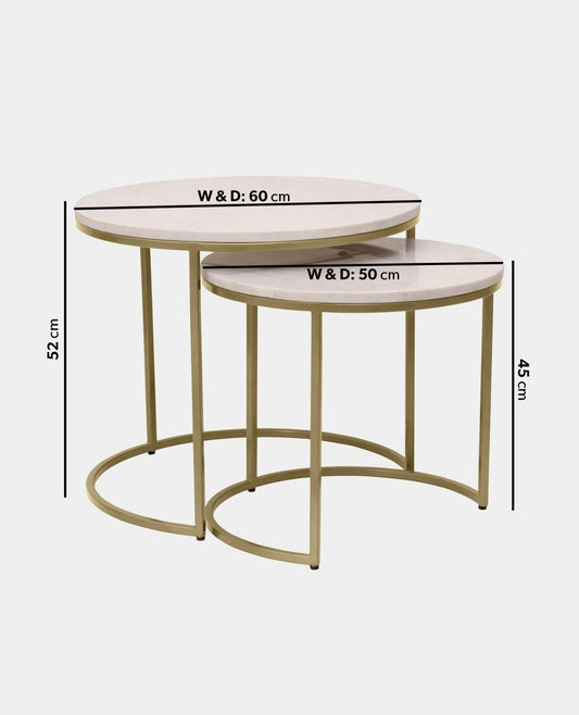 Marble Nesting Tables