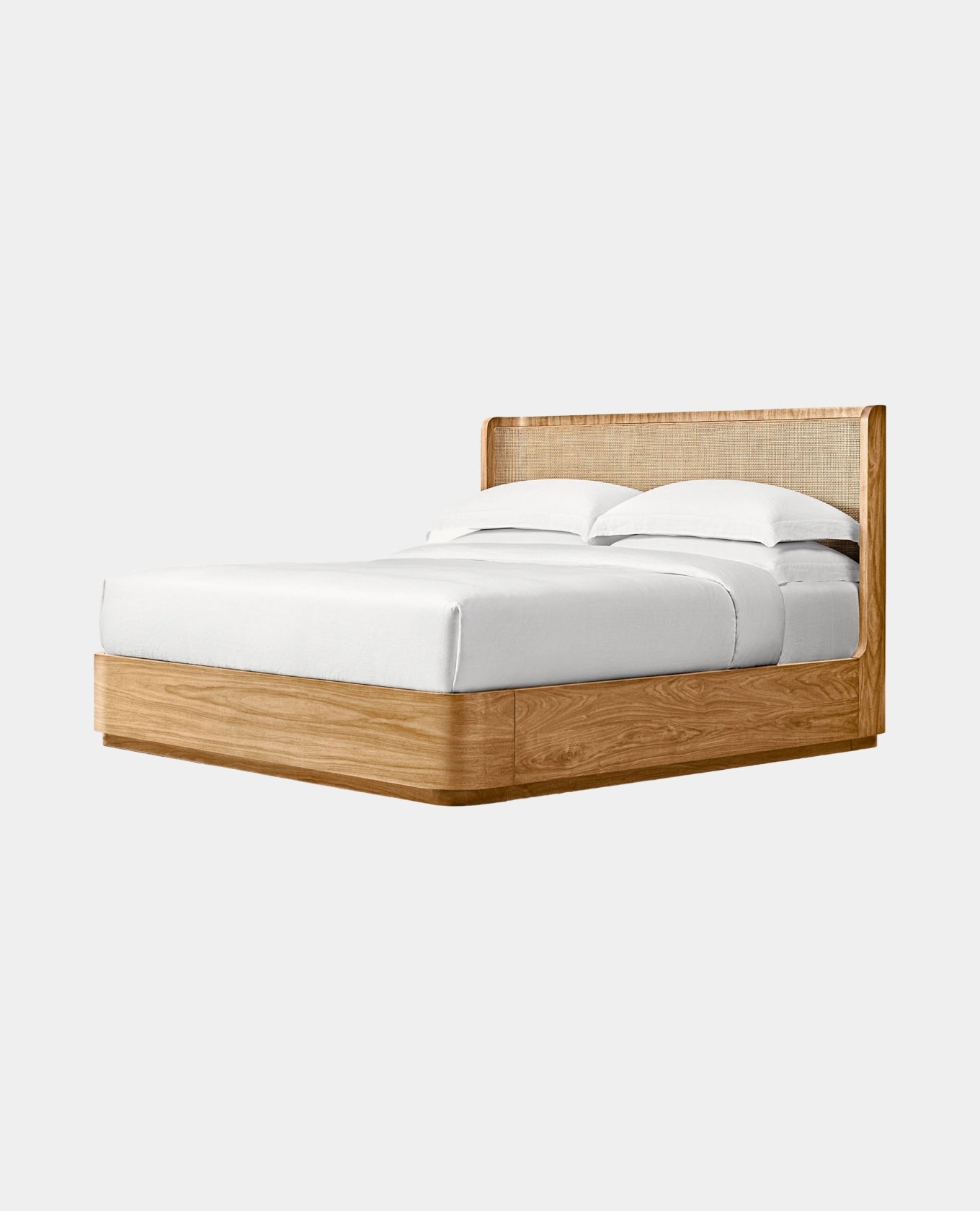 meadow solid wood king size bed