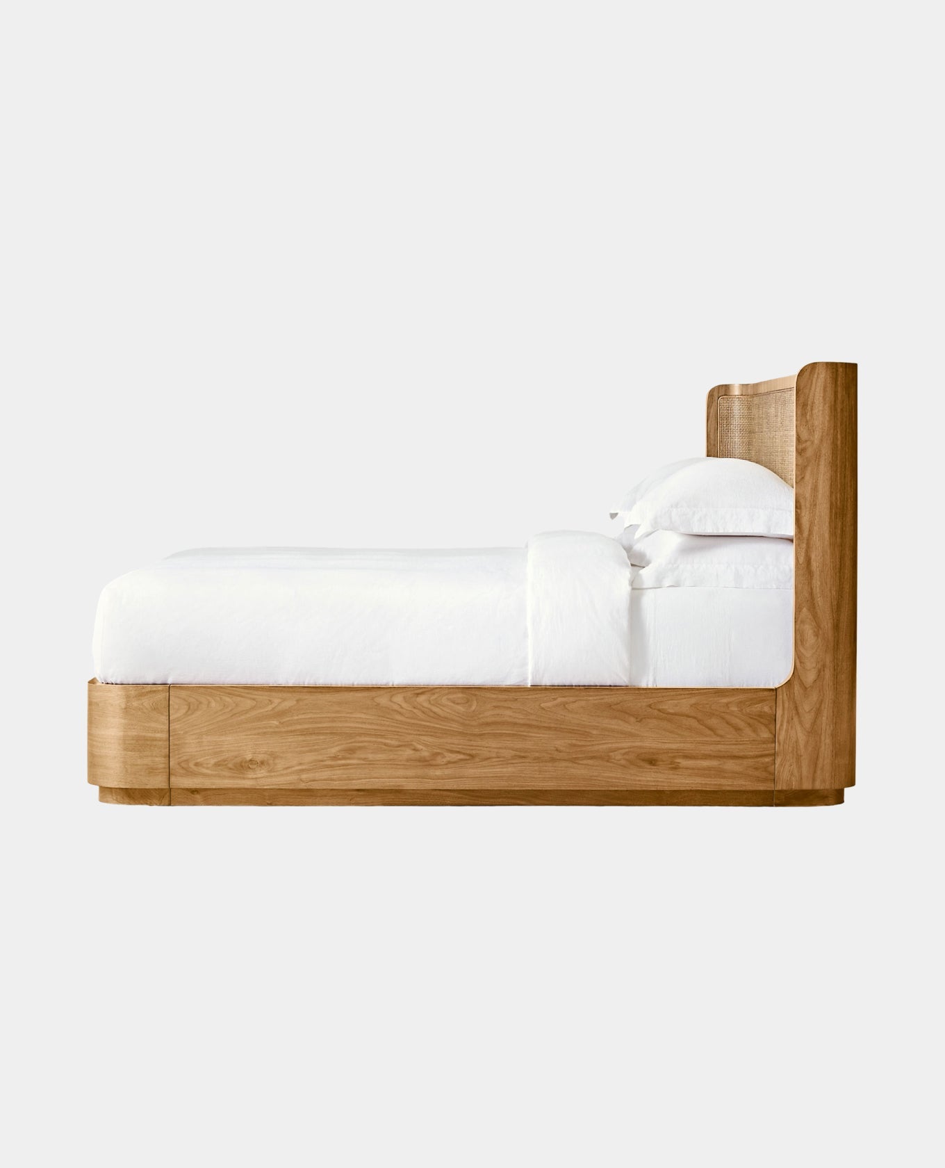 meadow solid wood king size bed